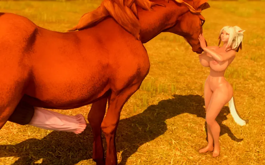 Image big_breasts,breasts,female,nude,penis,huge_breasts,tagme,3d,final_fantasy,holding,final_fantasy_xiv,horsecock,horse,zoophilia,horse_penis,miqo'te,pinksloot