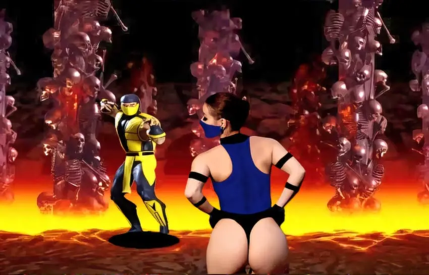 Image tagme,mortal_kombat,scorpion_(mortal_kombat),kitana