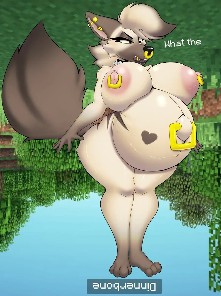 Image big_breasts,breasts,female,hi_res,nipples,navel,furry,thick_thighs,wide_hips,areola,belly,big_belly,pregnant,huge_breasts,anthro,2d,piercing,minecraft,collar,canid,canine,canis,mammal,wolf,ear_piercing,2d_(artwork),big_areola,pink_areola,nipple_piercing,navel_piercing,markings,meme,spikes,stripes,spiked_collar,microsoft,striped_markings,screencap,heart_(marking),nose_piercing,xbox_game_studios,facial_piercing,upside-down,mojang,screencap_background,elzorrogomita,foxgumie,wolf_(minecraft),septum_piercing,dinnerbone_(foxgumie),striped_wolf_(minecraft)