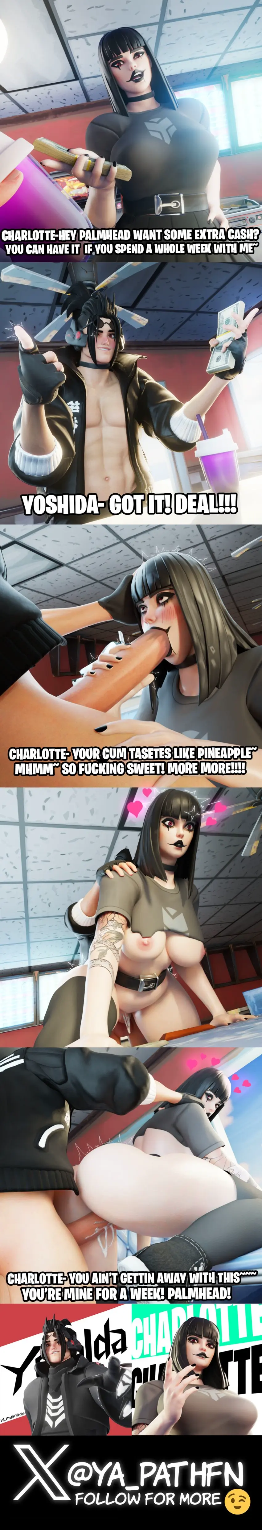 Image big_breasts,breasts,female,penis,big_ass,big_butt,big_penis,ponytail,cute_male,fortnite,comic,goth,goth_girl,big_cock,cafe,ya_path,charlotte_(fortnite),ponytail_male,yoshida_(ya_path)