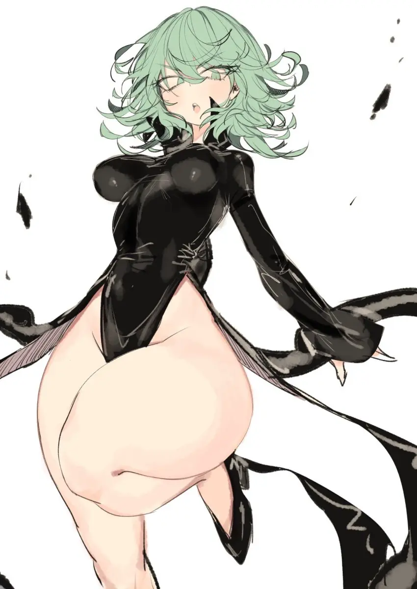 Image 1girls,blush,breasts,clothed,clothing,female,female_only,hi_res,light-skinned_female,light_skin,looking_at_viewer,open_mouth,solo,short_hair,female_focus,thick_thighs,wide_hips,bare_thighs,color,solo_female,twitter,tagme,green_eyes,thick,green_hair,shounen_jump,one-punch_man,tatsumaki,superheroine,bare_legs,superhero,weekly_shonen_jump,usa37107692