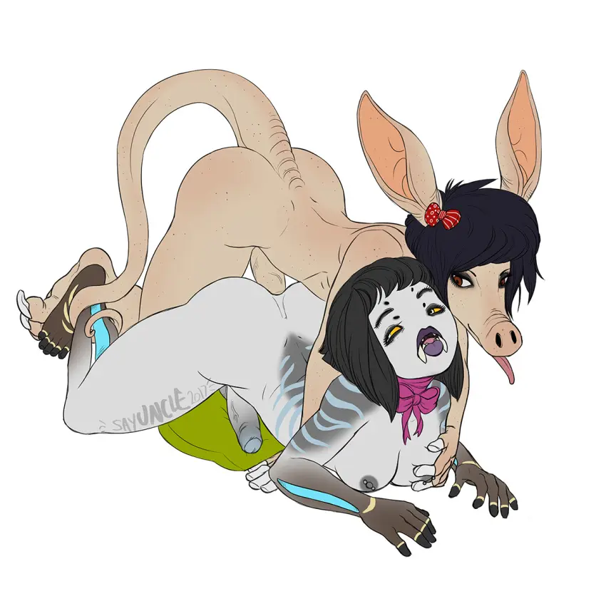 Image breasts,brown_eyes,hairbow,hi_res,nipples,open_mouth,simple_background,white_background,black_hair,nude,penis,tail,tongue_out,lying,tongue,sex,duo,erection,futanari,humanoid_penis,intersex,feet,anal,anal_sex,accessory,hair_accessory,teeth,hair,anthro,piercing,hair_ribbon,penetration,genitals,mammal,arthropod,non-mammal_breasts,non-mammal_nipples,fangs,breast_grab,eyeshadow,makeup,foreskin,uncircumcised,5_fingers,nipple_piercing,fingers,humanoid_genitalia,signature,toes,penile,1:1,ribbons,penile_penetration,anthro_penetrated,yellow_sclera,anthro_on_anthro,futa_penetrating,intersex_penetrating,bow_ribbon,hand_on_breast,5_toes,anthro_penetrating,anthro_penetrating_anthro,on_front,arachnid,futa_penetrated,multi_eye,futa/futa,intersex/intersex,tail_wrapped,2017,on_another,futa_penetrating_futa,intersex_penetrated,intersex_penetrating_intersex,futa_penetrating_intersex,intersex_penetrating_futa,aardvark,millie_(sayuncle),sayuncle