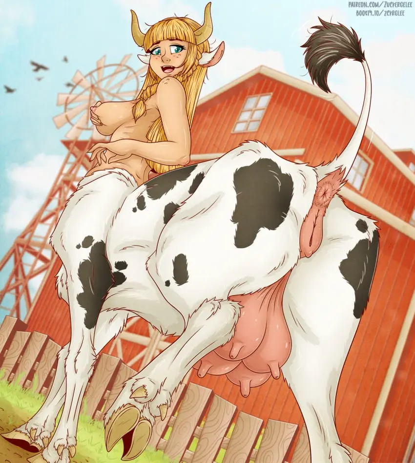 Image big_breasts,breasts,female,hi_res,looking_at_viewer,open_mouth,solo,pussy,tail,ass,looking_back,freckles,hair,huge_breasts,anus,blonde_hair,genitals,mammal,horn,2024,breast_squish,squish,bovid,animal_genitalia,markings,hooves,raised_tail,braided_hair,spots,spotted_body,barn,farm,mammal_taur,taur,teats,udders,freya,cow,bovid_taur,bovine_genitalia,bucentaur,cow_taur,zuckergelee