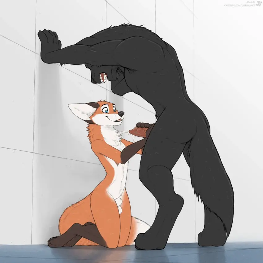 Image hi_res,cum,male,penis,ass,sex,duo,kneeling,male/male,teeth,balls,anthro,ejaculation,genital_fluids,handjob,bodily_fluids,canid,canine,canis,fur,genitals,mammal,wolf,black_body,white_body,cumshot,penile,animal_genitalia,fox,sheath,white_fur,red_body,black_fur,anthro_on_anthro,true_fox,red_fox,red_fur,jishinu