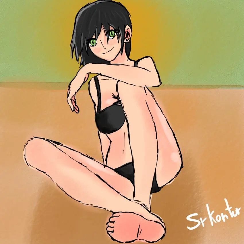 Image 1girls,clothing,female,bikini,beach,emo,e-girl,egirl