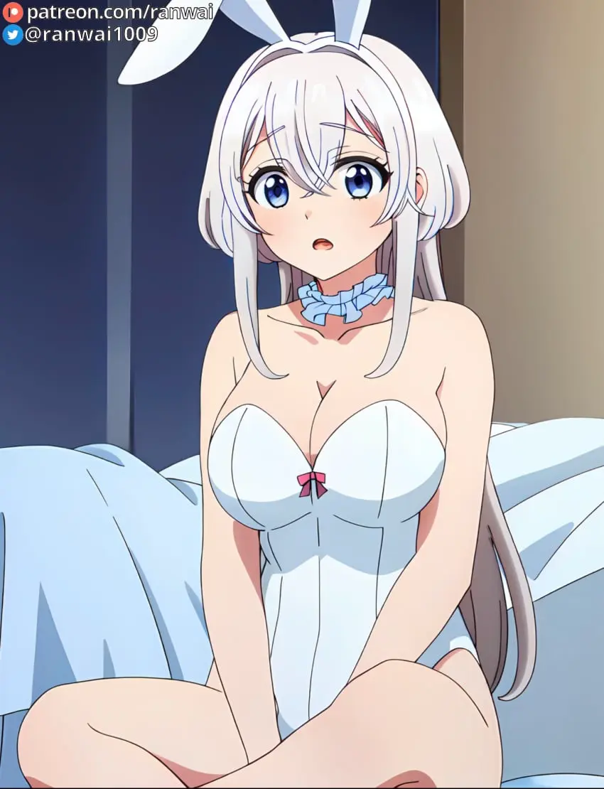 Image female,ai_generated,stable_diffusion,sitting,bunny_girl,bunnysuit,anime,ranwai,one_room_hiatari_futsuu_tenshi-tsuki,towa_(one_room_hiatari_futsuu_tenshi-tsuki)