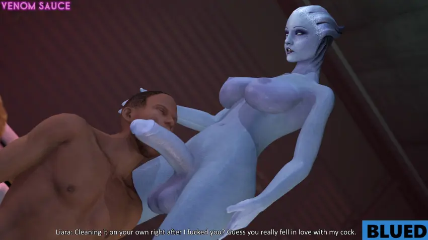 Image big_breasts,breasts,1boy,male,oral,penis,big_penis,1futa,fellatio,futanari,intersex,dark-skinned_male,balls,3d,big_balls,dickgirl,submissive_male,futa_on_male,futadom,alien_girl,blue_skin,hand_on_another's_head,source_filmmaker,mass_effect,asari,liara_t'soni,alien_futa,asari_futa,1dickgirl,venomous_sausage,cleaning_cock