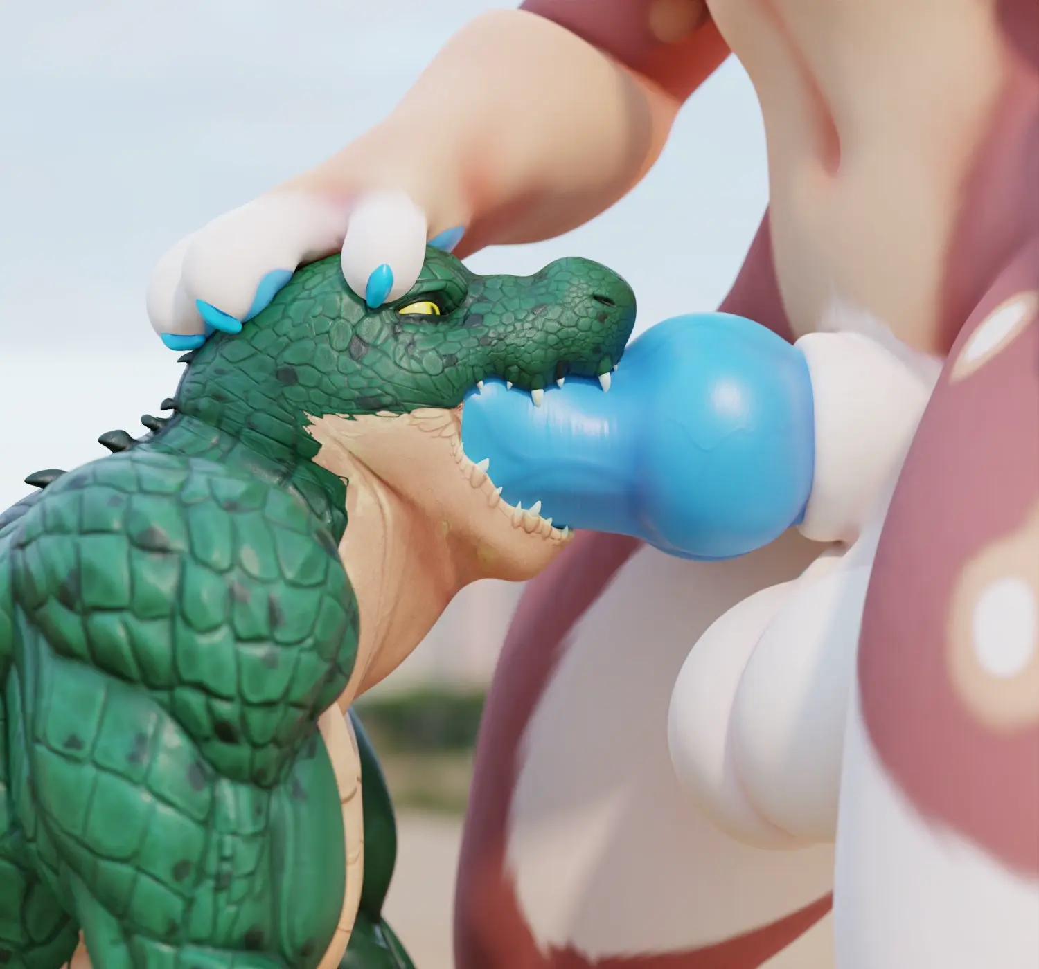 Image hi_res,standing,hand_on_head,male,navel,nude,oral,penis,furry,big_penis,sex,duo,erection,fellatio,muscular,muscular_male,male/male,digital_media_(artwork),teeth,balls,anthro,thrusting,3d,penetration,deepthroat,big_balls,fur,genitals,mammal,biceps,claws,muscular_anthro,male_penetrating,thick_penis,narrowed_eyes,oral_penetration,throat_fuck,2024,reptile,scales,scalie,outside,big_muscles,penile,animal_genitalia,knot,sheath,tuft,male_penetrated,male_penetrating_male,anthro_penetrated,anthro_on_anthro,hyena,face_fucking,blurred_background,crocodile,crocodilian,crocodylid,anthro_penetrating,anthro_penetrating_anthro,penis_in_mouth,thrusting_into_mouth,deltoids,triceps,coffeesoda_(fursona),connivingrat,helm_(connivingrat)