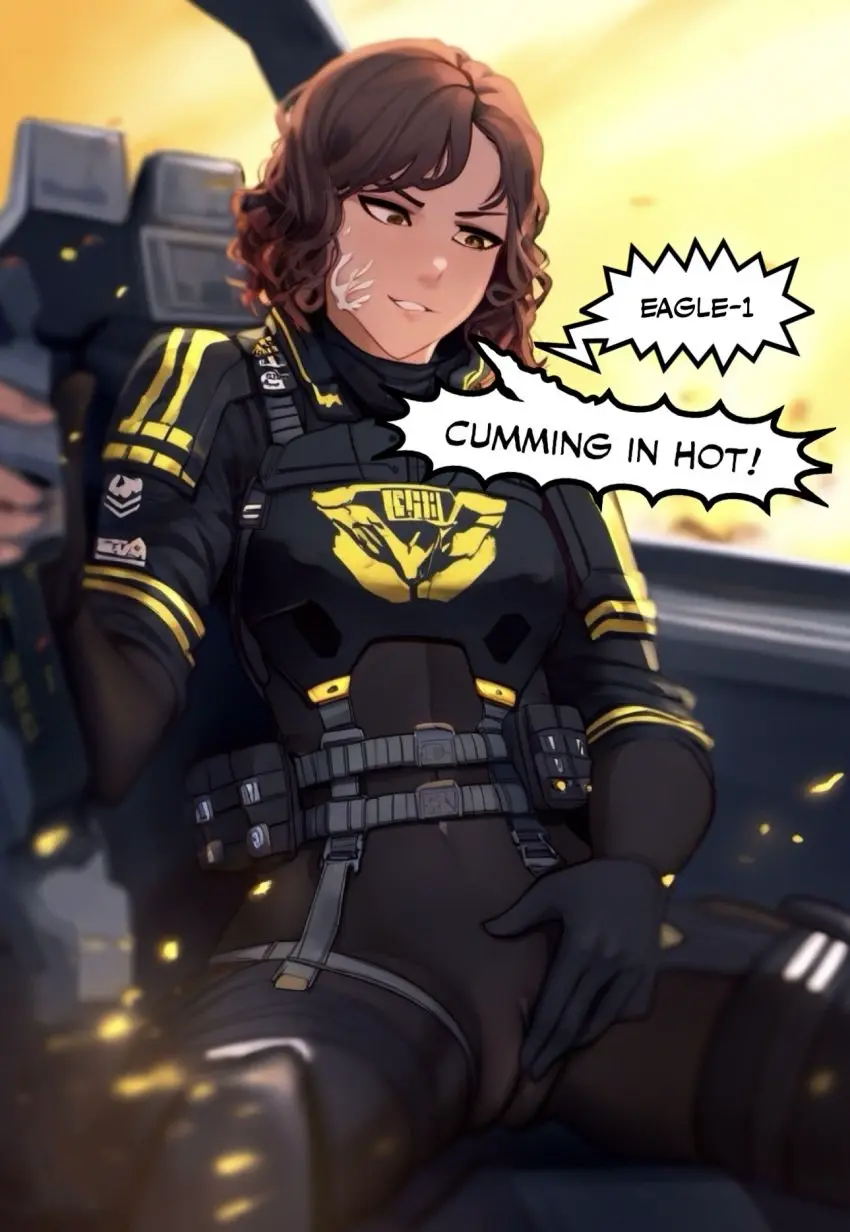Image 1girls,brown_eyes,female,solo,cum_on_face,short_hair,white_skin,athletic,ai_generated,solo_female,brown_hair,cameltoe,comic,comic_page,masturbation,masturbation_through_clothing,helldivers,helldivers_2,hand_on_pussy,flying,harness,pussy_visible_through_clothes,pilot_suit,democracy,eagle-1_(helldivers),pilot,soldier,helldiver,comics,flight_suit