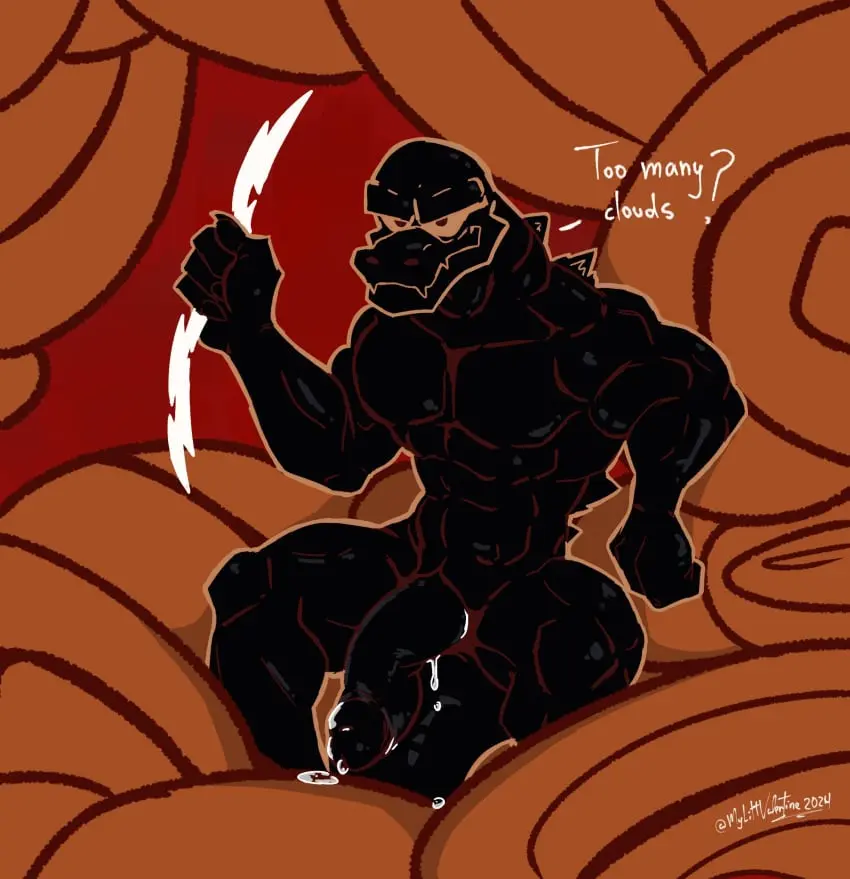Image smile,solo,1boy,male,nude,penis,furry,big_penis,erection,humanoid_penis,muscular,muscular_male,male_only,digital_drawing_(artwork),digital_media_(artwork),solo_focus,balls,anthro,nude_male,completely_nude,big_balls,completely_nude_male,muscular_anthro,pecs,erect_penis,2024,reptile,furry_only,male_focus,solo_male,abs,anthro_focus,anthro_only,humanoid_genitalia,reptile_humanoid,pectorals,spikes,furry_male,big_cock,muscles,muscular_arms,spikes_(anatomy),solo_anthro,lizard,male_anthro,godzilla_(series),kaiju,big_testicles,godzilla,solo_in_panel,hercules_(disney),zeuszilla,mylittvalentine