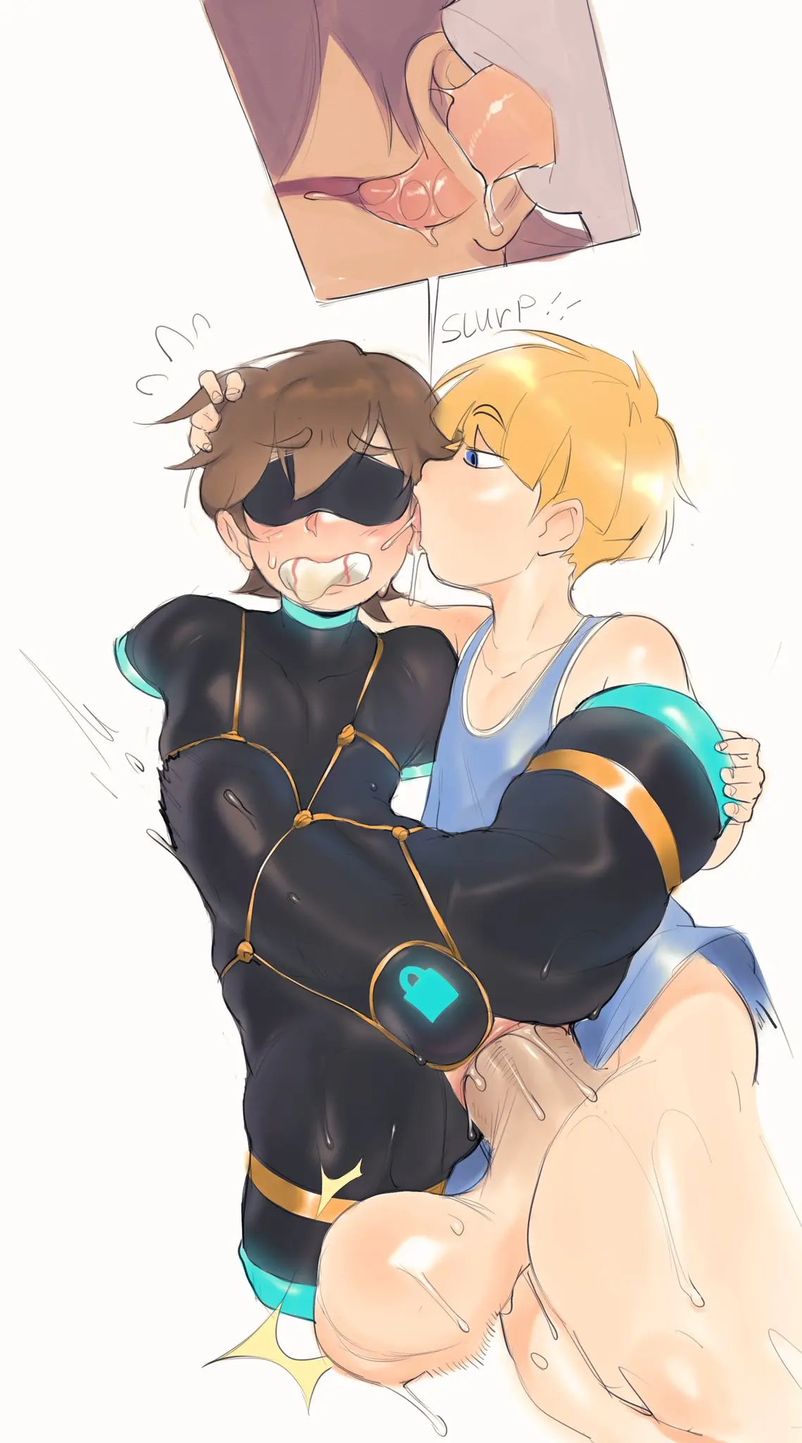 Image blue_eyes,licking,male,penis,tongue,2boys,anal,anal_sex,femboy,femboysub,male_only,yaoi,balls,huge_cock,blonde_hair,original,original_character,gay,penetration,bulge,genitals,huge_balls,hung_femboy,femboy_only,penis_in_ass,original_characters,penile,blindfold,blindfolded,penile_penetration,amputee,2femboys,femboydom,hung_trap,femboy_on_femboy,better_version_at_source,twitter_sample,kinkykong,stuffed_mouth_gag,licking_ear,portal_amputation,konni,quadruple_amputee_portal,tongue_in_ear,tongue_insertion