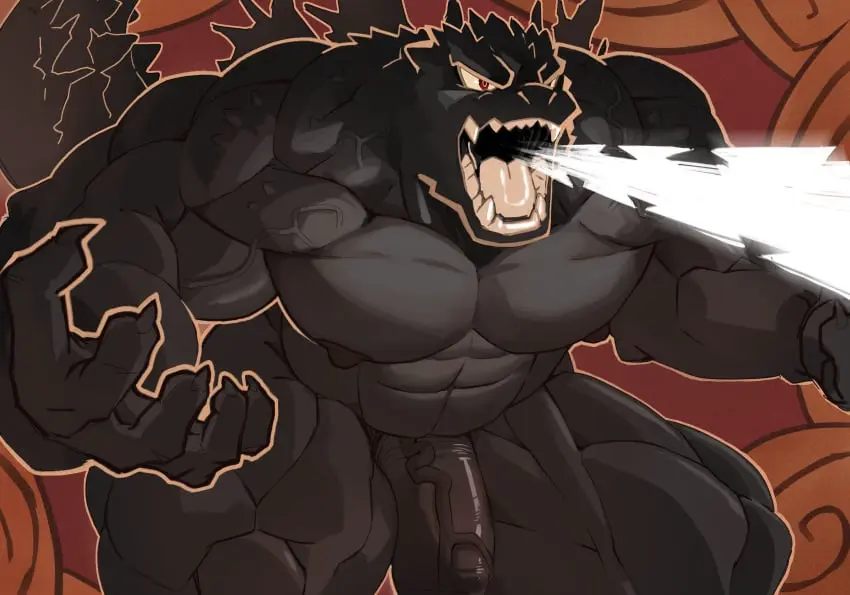 Image hi_res,nipples,open_mouth,simple_background,solo,standing,male,nude,penis,tongue,big_penis,disney,thick_thighs,erection,humanoid_penis,muscular,muscular_male,areola,male_only,yaoi,teeth,huge_cock,anthro,monster,absurd_res,bara,genitals,biceps,claws,muscular_anthro,pecs,black_body,non-mammal_nipples,thick_penis,narrowed_eyes,2024,reptile,scales,scalie,abs,humanoid_genitalia,big_muscles,vein,huge_thighs,elemental_manipulation,crossover,black_scales,masculine_male,abstract_background,kemono,electricity,godzilla_(series),kaiju,quads,deltoids,huge_muscles,godzilla,thick_arms,style_emulation,bent_legs,lightning,toho,breath_powers,hercules_(disney),zeuszilla,electricity_manipulation,hercules_(1997),ashendawger,electricity_breathing,huge_arms,style_crossover