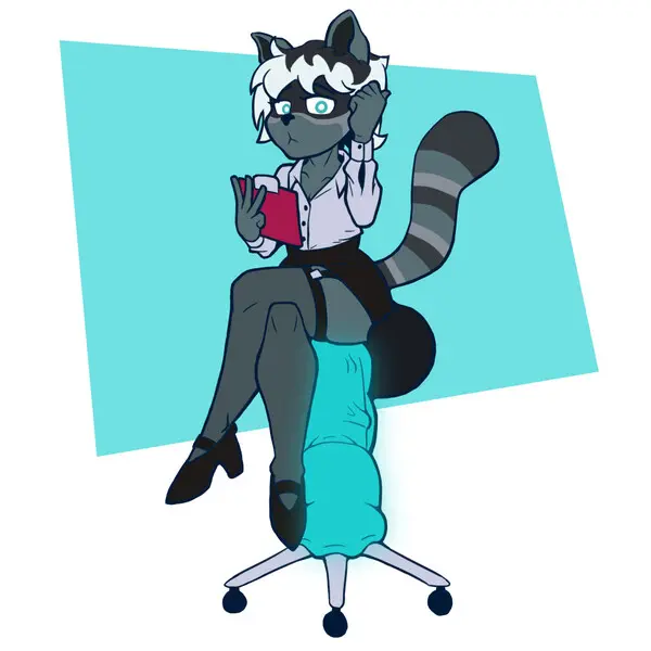 Image solo,male,femboy,male_only,anthro,penetration,mammal,sex_toy,dildo,hung_femboy,raccoon,procyonid,urethral_insertion,dildo_sitting,office_clothing,hung_trap,urethral,urethral_penetration,bodohcibai,secretary,secretary_outfit,urethral_dildo_sitting,clipboard,chelsae