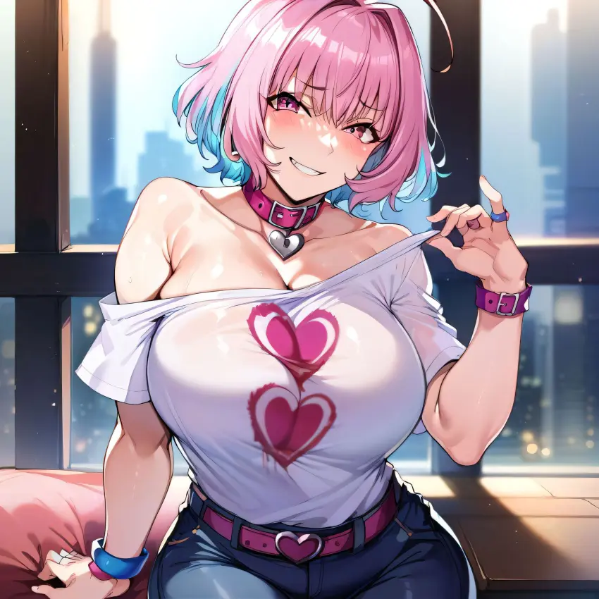 Image 1girls,big_breasts,breasts,female,large_breasts,nipples,sweat,thick_thighs,thighs,ai_generated,huge_breasts,busty,curvy,curvy_body,curvy_female,curvy_figure,alternate_breast_size,idolmaster,curvaceous,sweating,sweaty,sweaty_body,sweaty_breasts,yumemi_riamu,bostin