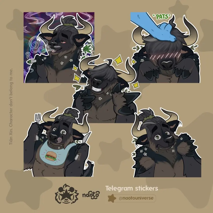 Image hi_res,solo,male,humanoid,male_only,anthro,animal_humanoid,mammal,bovid,bovine,mammal_humanoid,smoking,sticker,drugs,marijuana,blunt,bovine_humanoid,smoking_marijuana,bovid_humanoid,telegram_sticker,marijuana_blunt,marijuana_fumes,marijuana_leaf,naoto,sticker_pack