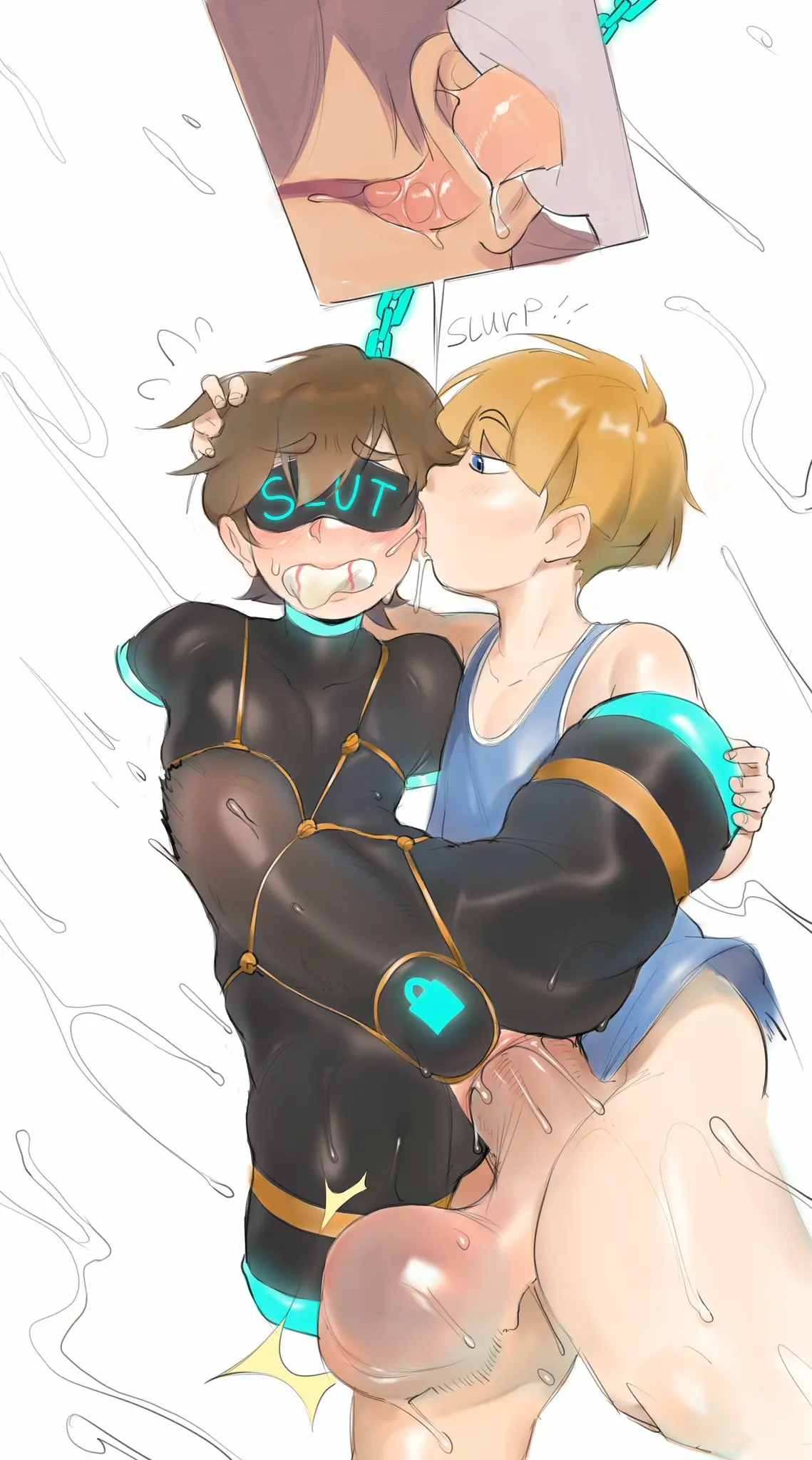 Image blue_eyes,licking,male,penis,tongue,2boys,anal,anal_sex,femboy,femboysub,male_only,yaoi,balls,huge_cock,blonde_hair,original,original_character,gay,saliva,penetration,bulge,genitals,null_bulge,bottomless,stomach_bulge,submissive_male,anal_juice,bondage,huge_balls,hung_femboy,femboy_only,penis_in_ass,original_characters,penile,blindfold,male_penetrated,blindfolded,penile_penetration,gag,gagged,malesub,amputee,femboydom,ear_penetration,hung_trap,femboy_on_femboy,better_version_at_source,twitter_sample,kinkykong,stuffed_mouth_gag,anal_fluid,licking_ear,portal_amputation,konni,quadruple_amputee_portal,tongue_in_ear,tongue_insertion,nullge