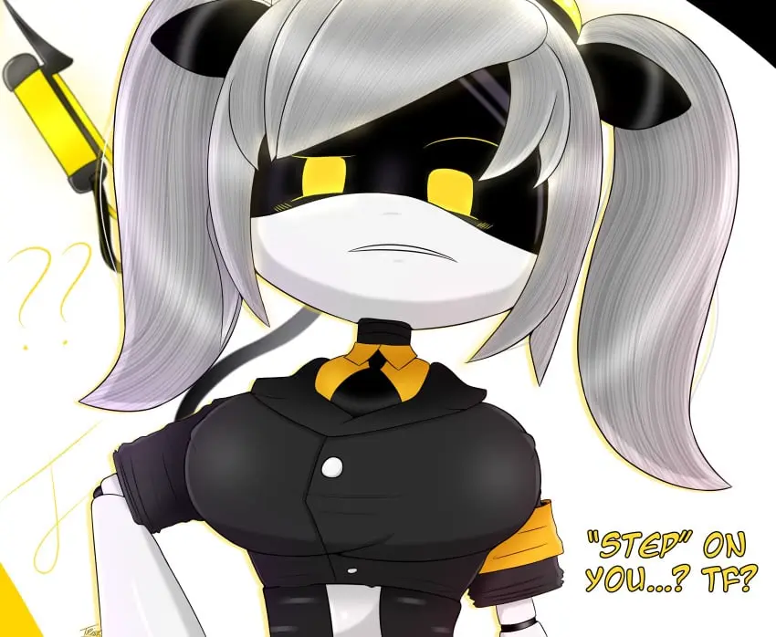 Image big_breasts,breasts,clothed,female,female_only,robot,robot_girl,murder_drones,j_(murder_drones),gothtrishy