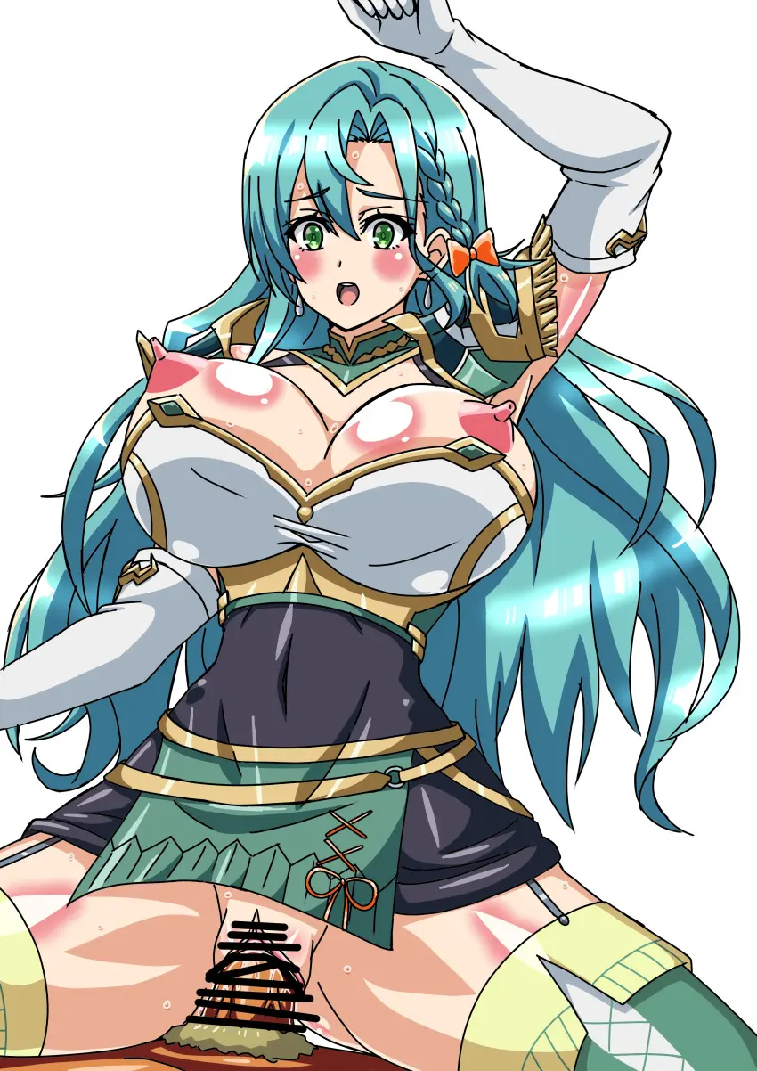 Image 1girls,blush,breasts,breasts_out,female,long_hair,nipples,open_mouth,very_long_hair,white_background,1boy,blue_hair,elbow_gloves,gloves,male,penis,pussy,sweat,earrings,female_focus,sex,thick_thighs,thighs,aqua_hair,wide_hips,armpits,cowgirl_position,bare_thighs,midriff,solo_focus,ass_visible_through_thighs,green_eyes,spread_legs,vaginal_penetration,censored,nintendo,braid,hair_between_eyes,female_on_top,hourglass_figure,straddling,covered_navel,fire_emblem,bodystocking,boots,arm_up,fire_emblem_engage,garter_straps,pelvic_curtain,bursting_breasts,thigh_boots,chloe_(fire_emblem),ezsm5857