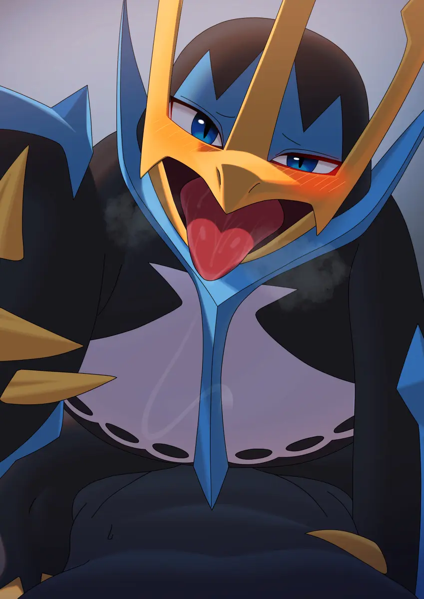 Image blush,female,hi_res,human,looking_at_viewer,simple_background,male,pokemon,pokemon_(species),tongue_out,lying,tongue,female_focus,sex,duo,cowgirl_position,solo_focus,ambiguous_penetration,male/female,saliva_string,looking_pleasured,saliva,nintendo,penetration,female_on_top,male_pov,bodily_fluids,mammal,multicolored_body,claws,black_body,dominant,interspecies,male_on_bottom,blue_body,from_front_position,avian,bird,first_person_view,dominant_female,breath,generation_4_pokemon,feral,male_on_feral,reaching_towards_viewer,penguin,on_bottom,on_top,pokephilia,empoleon,katahane3