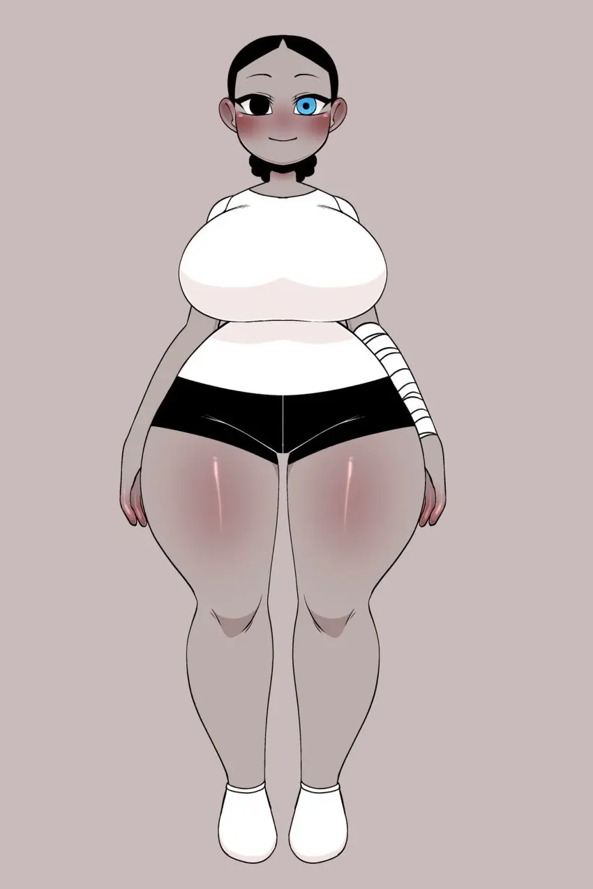Image female,black_shorts,5hitzzzu,boombita,funcu,funculicious,meatcuteshii,pinkbobatoo,skiddioop,stereodaddy,mommy_niko
