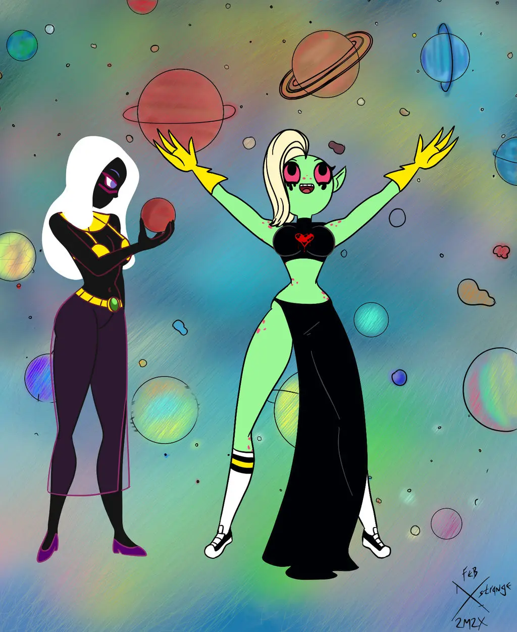 Image breasts,female,disney,disney_channel,disney_xd,space,looney_tunes,warner_brothers,duck_dodgers,lord_dominator,martian,martian_(duck_dodgers),queen_tyr'ahnee,wander_over_yonder