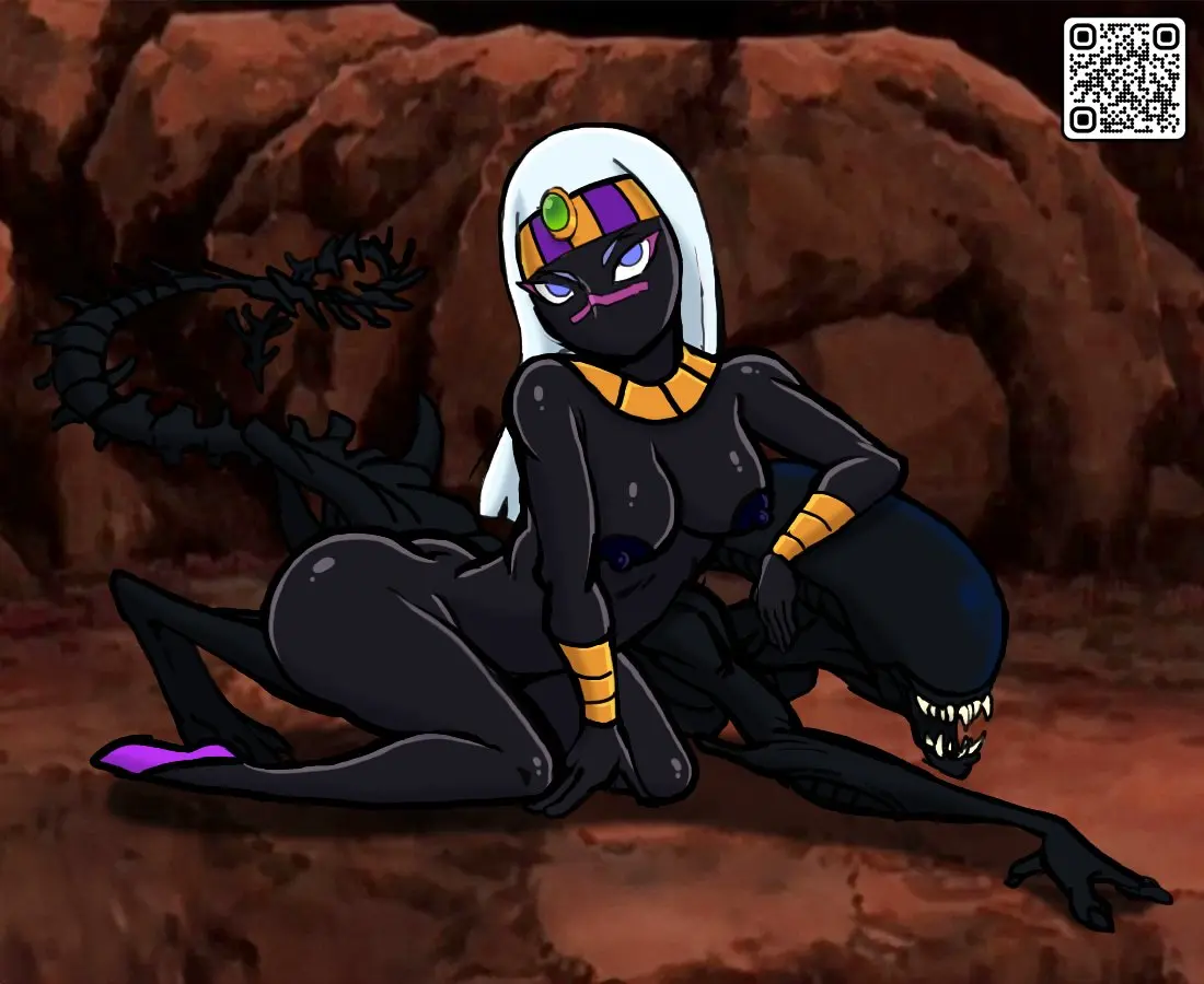 Image female,nude,colored,nude_female,alien,alien_girl,looney_tunes,warner_brothers,alien_humanoid,duck_dodgers,martian_(duck_dodgers),queen_tyr'ahnee,color_edit,alien_(franchise),xenomorph,grubberpix,risenhentaidemon