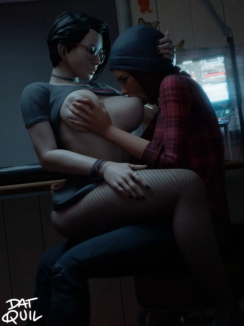 Image big_breasts,breasts,female,female_only,large_breasts,nipples,2girls,areolae,3d,blender,yuri,breast_sucking,fishnets,life_is_strange,life_is_strange:_true_colors,steph_gingrich,alex_chen,quilsfm