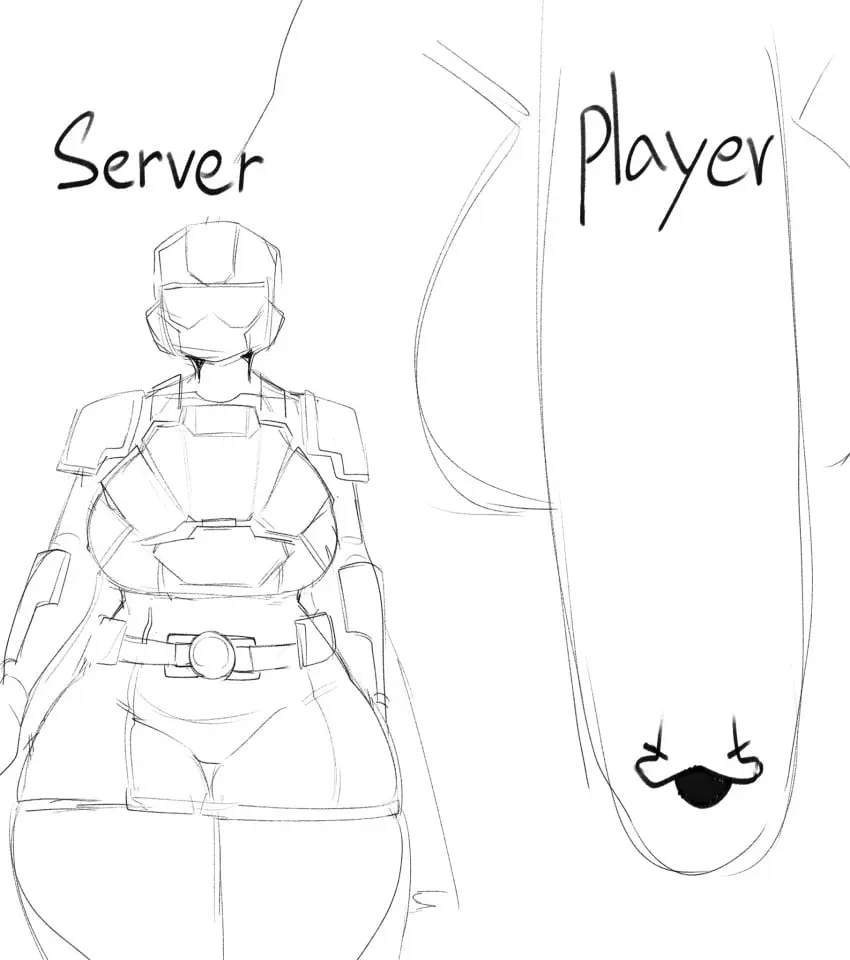 Image breasts,female,large_breasts,penis,female_focus,thick_thighs,text,black_and_white,genitals,english_text,giant_penis,meme,armor,helldivers,helldivers_2,tozamtr,helldiver_(helldivers)