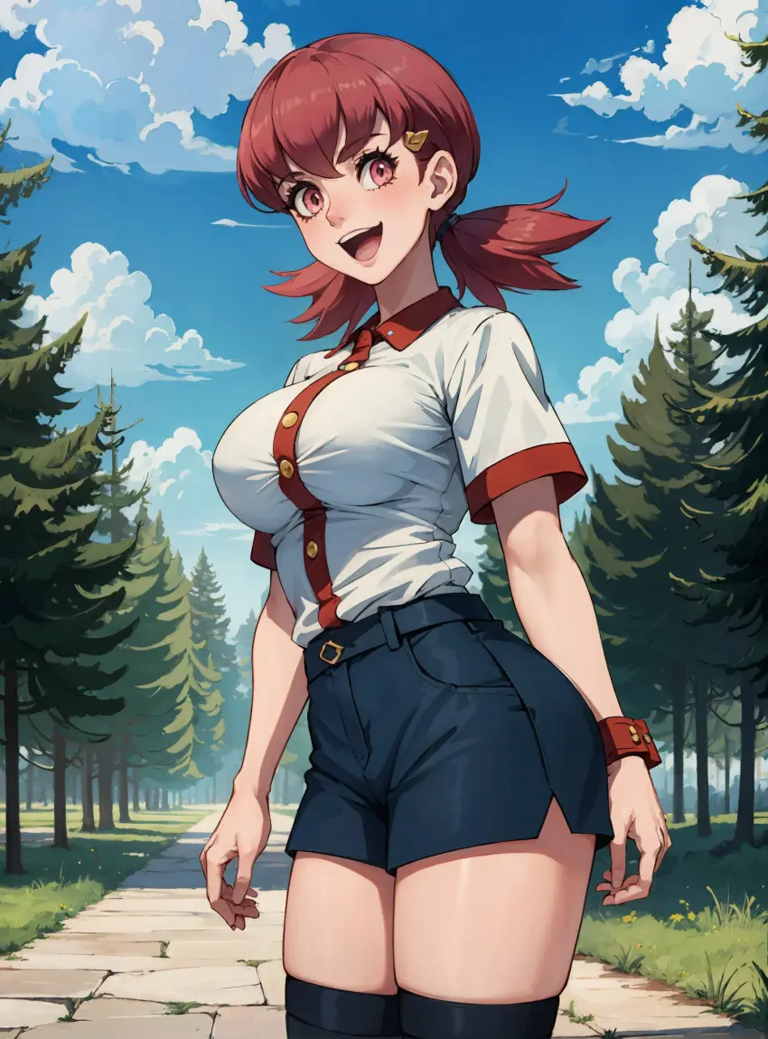 Image female,looking_at_viewer,pokemon,ai_generated,whitney_(pokemon),makimass_ai