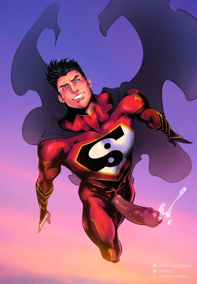 Image smile,1boy,black_hair,male,penis,big_penis,smiling,male_only,yaoi,veiny_penis,dark_hair,cape,dc,dc_comics,male_focus,flying,penis_out,superman_(series),clark_kent,kal-el,superman,superman_(clark_kent),justthemeat/meat2go,kong_kenan