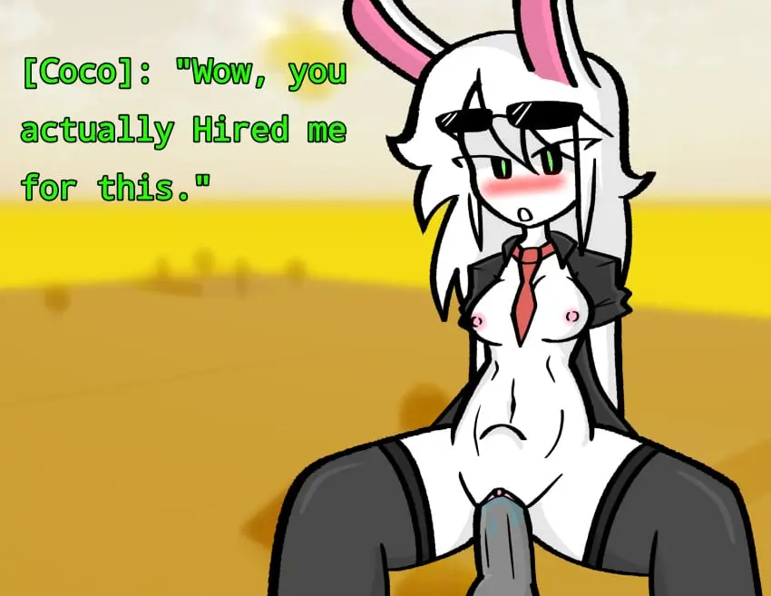 Image 1girls,breasts,female,looking_at_viewer,open_clothes,1boy,male,thighhighs,sex,thick_thighs,glasses,text,tagme,riding,stockings,alternate_version_available,bunny_girl,dialogue,english_text,white_body,roblox,robloxian,anon,roblox_game,anonymous_male,balanced_craft_wars,coco_(balanced_craftwars),nyxwastaken