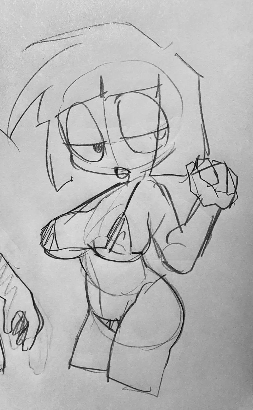 Image 1girls,big_breasts,breasts,female,bikini,thong,goth,goth_girl,adult_swim,creepy_susie,the_oblongs,itimu
