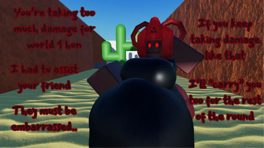 Image 1girls,big_breasts,breasts,female,solo,big_belly,tagme,3d,two_tone_body,black_body,roblox,robloxian,tagme_(artist),vore,desert,roblox_game,tagme_(character),randomly_generated_droids,sentient_(randomly_generated_droids),thesunwhobleeds_(artist)