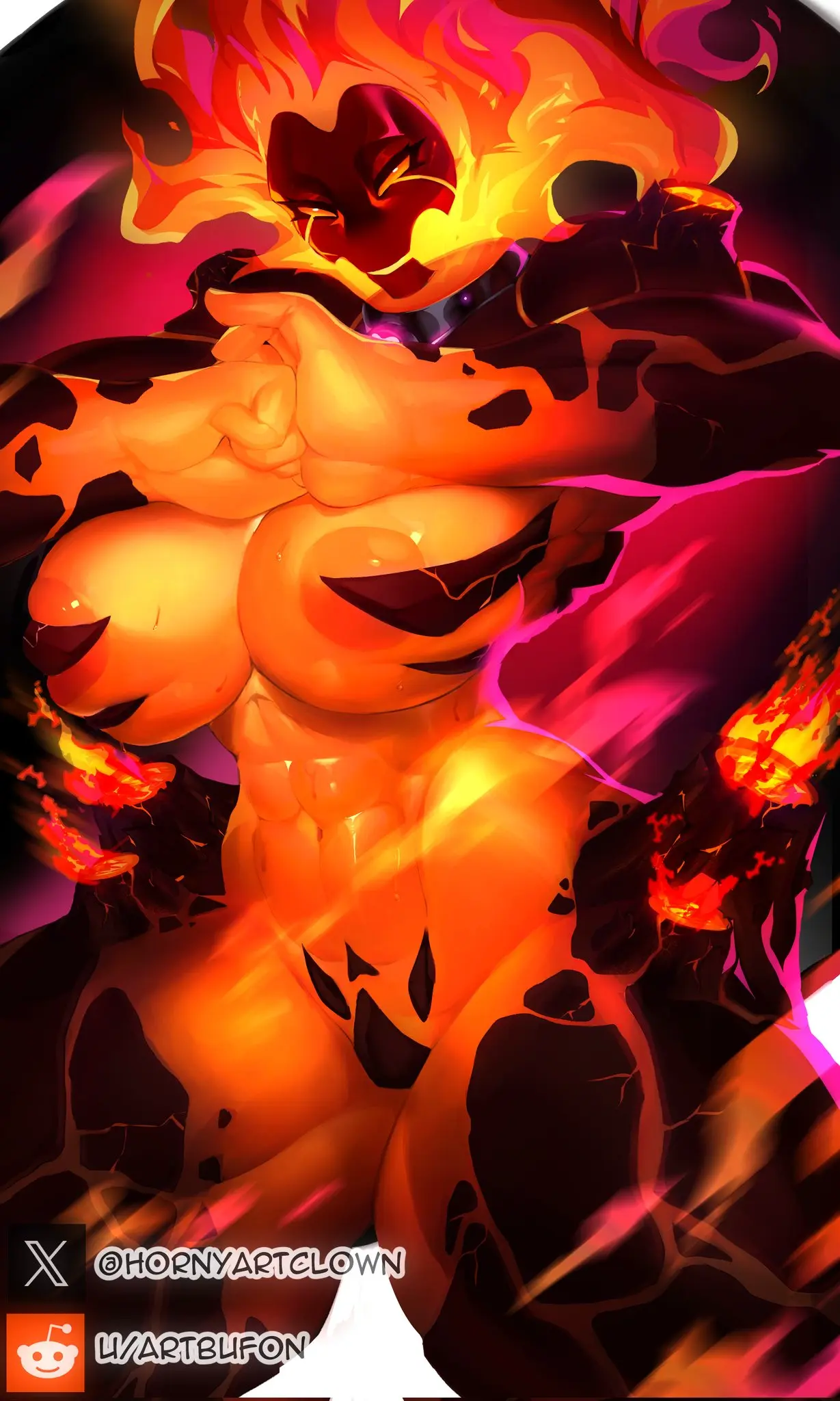 Image 1girls,big_breasts,breasts,female,female_only,large_breasts,looking_at_viewer,solo,female_focus,humanoid,areolae,solo_female,fire,alien,alien_girl,alien_humanoid,ben_10,chaquetrix,areolae_slip,heatblast,pyronite,hornyartclown,on_fire