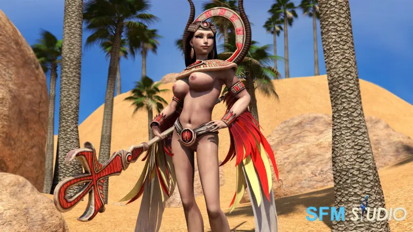 Image 1girls,big_breasts,breasts,female,light-skinned_female,light_skin,solo,nude,goddess,mythology,smite,brown_hair,3d,egyptian_mythology,sfm,sfmstudio,classic_isis,isis_(smite)