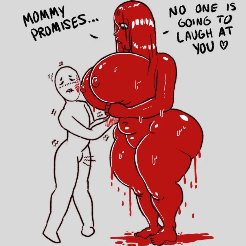 Image 1girls,breasts,female,nude,thick_thighs,huge_breasts,naked,blood,blood_on_face,dialogue,naked_female,carrie_(series),carrie_white,covered_in_blood,lewdbeef