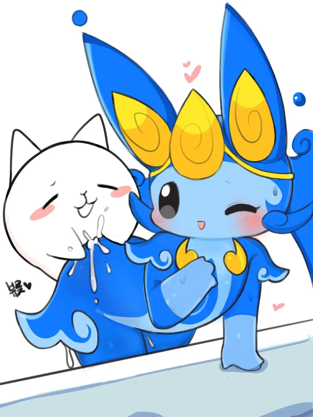 Image 1girls,blush,female,simple_background,standing,white_background,1boy,blue_hair,cum,male,nude,sweat,yellow_eyes,looking_back,sex,white_skin,doggy_style,pleasure_face,pleasured,cat_ears,cat_girl,belly,anthro,cum_in_pussy,cum_inside,tagme,anus,naked,one_eye_closed,artist_request,cat_tail,bunny_ears,squirting,sweatdrop,no_panties,black_eyes,2d_(artwork),naked_female,sweating,blue_body,white_body,standing_sex,japanese_text,blue_fur,blush_lines,white_fur,simple_eyes,rule_63,horny,love,blue_skin,blushing,loving_it,mouth_open,no_nipples,eyes_closed,satisfied,no_breasts,elemental_pixies,the_battle_cats,basic_cat,marinmizu