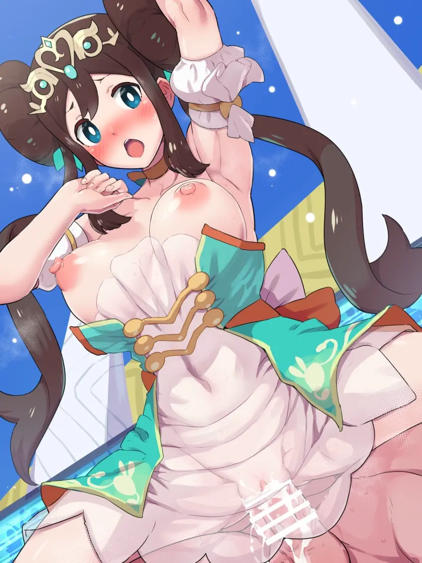 Image 1girls,breasts,female,hi_res,light-skinned_female,light_skin,long_hair,1boy,blue_eyes,male,penis,pokemon,sex,twin_buns,huge_breasts,light-skinned_male,censored,brown_hair,nintendo,twintails,official_alternate_costume,alternate_costume,tiara,rosa_(pokemon),pokemon_bw2,pokemon_masters,rosa_(champion)_(pokemon_masters),has_uncensored_version,boris_(noborhys)