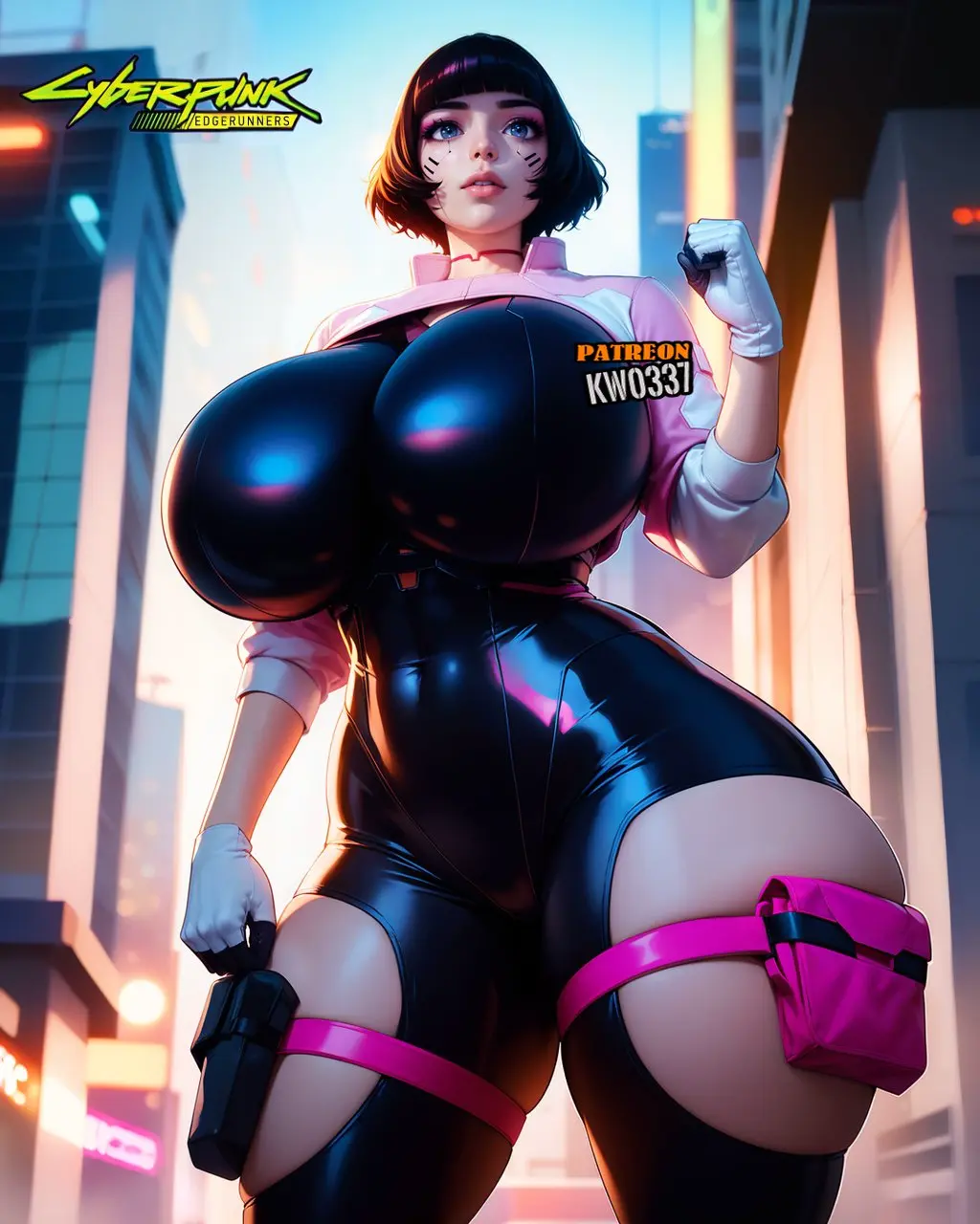 Image 1girls,big_breasts,breasts,female,female_only,solo,black_hair,ass,thick_thighs,voluptuous,wide_hips,ai_generated,solo_female,huge_breasts,voluptuous_female,hourglass_figure,bimbo,thunder_thighs,venus_body,kw0337,thunderthighs,white_female,cyberpunk:_edgerunners,sasha_yakovleva