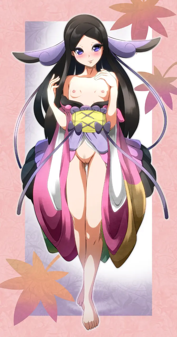Image 1girls,blush,breasts,exposed_breasts,female,long_hair,nipples,black_hair,cum,nude,pokemon,pussy,small_breasts,headwear,midriff,cum_in_pussy,cum_inside,naked,dress,nintendo,grey_eyes,enjoying,flat_chest,pink_clothing,pokemon_xy,japanese_clothes,gym_leader,enjoyment,valerie_(pokemon),maytium,yang_meiling