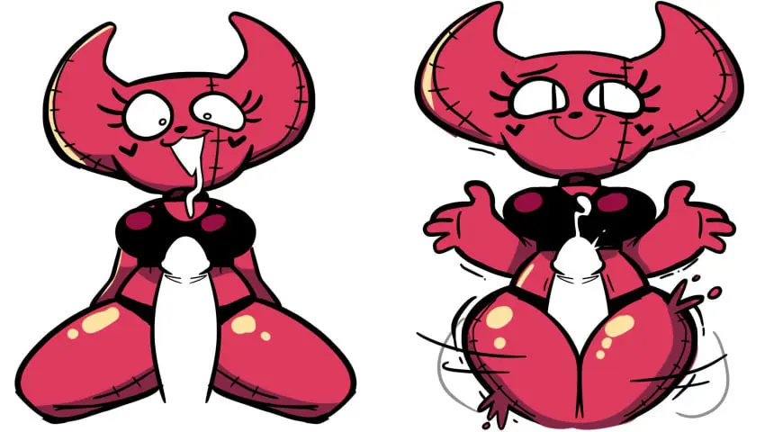 Image clothing,female,hi_res,human,looking_at_viewer,open_mouth,simple_background,smile,solo,white_background,cum,male,penis,choker,2021,big_penis,sex,thick_thighs,duo,digital_drawing_(artwork),digital_media_(artwork),eyelashes,jewelry,midriff,open_smile,male/female,spread_legs,spreading,demon,necklace,ejaculation,genital_fluids,bodily_fluids,genitals,mammal,horn,black_choker,motion_lines,thick_penis,narrowed_eyes,cumshot,4_fingers,fingers,front_view,slit_pupils,possession,topwear,heart_symbol,thigh_sex,red_body,black_clothing,bottomwear,animate_inanimate,plushie,stitch_(sewing),black_bottomwear,pupils,thick_eyelashes,doll,black_topwear,living_plushie,2_horns,red_face,alternate_form,living_doll,red_horn,black_necklace,crackers_(qwerty_soda),qwerty_soda,seam_(sewing),possessed_inanimate,black_jewelry