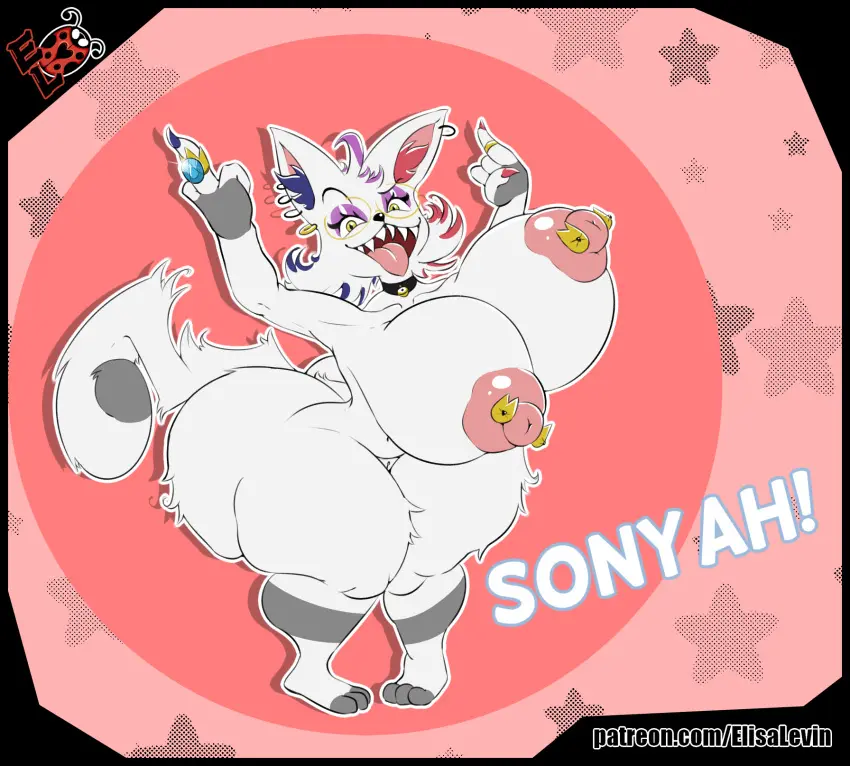 Image big_breasts,breasts,clothing,female,hi_res,nipples,shirt,simple_background,solo,nude,choker,ass,big_butt,huge_butt,thick_thighs,jewelry,shaded,teeth,huge_breasts,anthro,piercing,necklace,sharp_teeth,fur,mammal,shorts,feline,puffy_nipples,white_body,nipple_outline,nipple_piercing,huge_thighs,topwear,white_fur,felid,simple_shading,domestic_cat,felis,bottomwear,pink_clothing,pink_topwear,pink_shirt,elisalevin