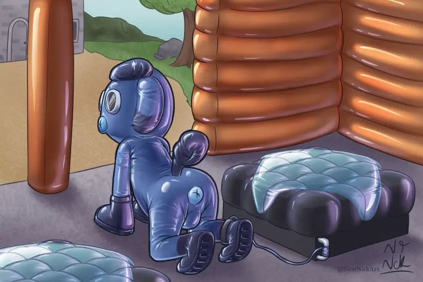 Image clothing,hi_res,solo,male,male_only,anthro,absurd_res,bulge,footwear,inside,sex_toy,latex,latex_clothing,latex_skinsuit,null_bulge,skinsuit,tight_clothing,boots,pal_(species),palworld,pocketpair,penetrable_sex_toy,bound,gag,mask,gas_mask,drone,inflatable,boot_gloves,depresso,fleshlight_gag,neatnick,penetrable_sex_toy_in_ass,penetrable_sex_toy_in_mouth,penetrable_sex_toy_insertion