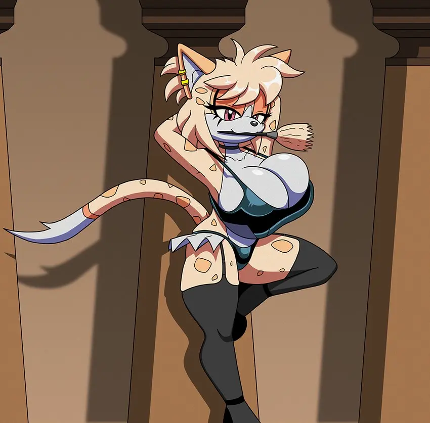 Image big_breasts,breasts,female,thighhighs,furry_female,legwear,furry_only,big,furry_tail