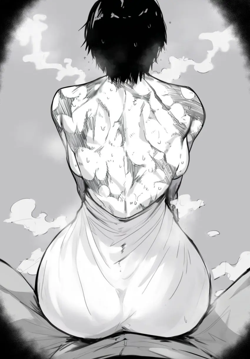 Image tagme,back,steam,jujutsu_kaisen,zenin_maki,burn_scar,masoq095