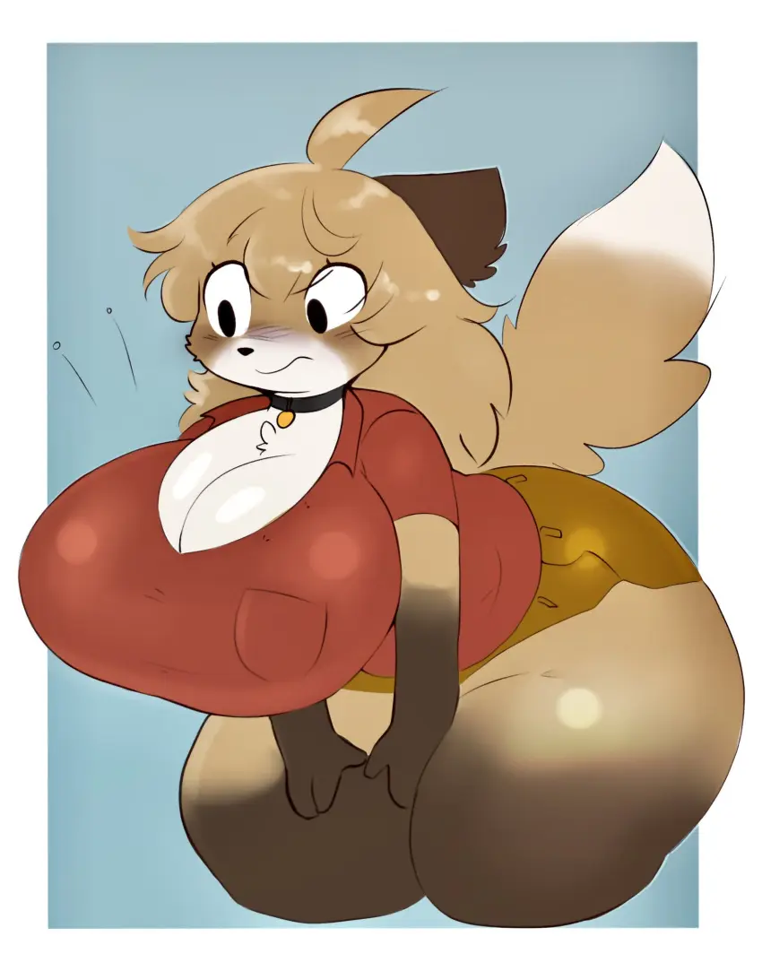 Image big_breasts,breasts,female,furry,thick_thighs,wide_hips,cleavage,huge_breasts,fujiko_(inazuma_kat),inazuma_kat