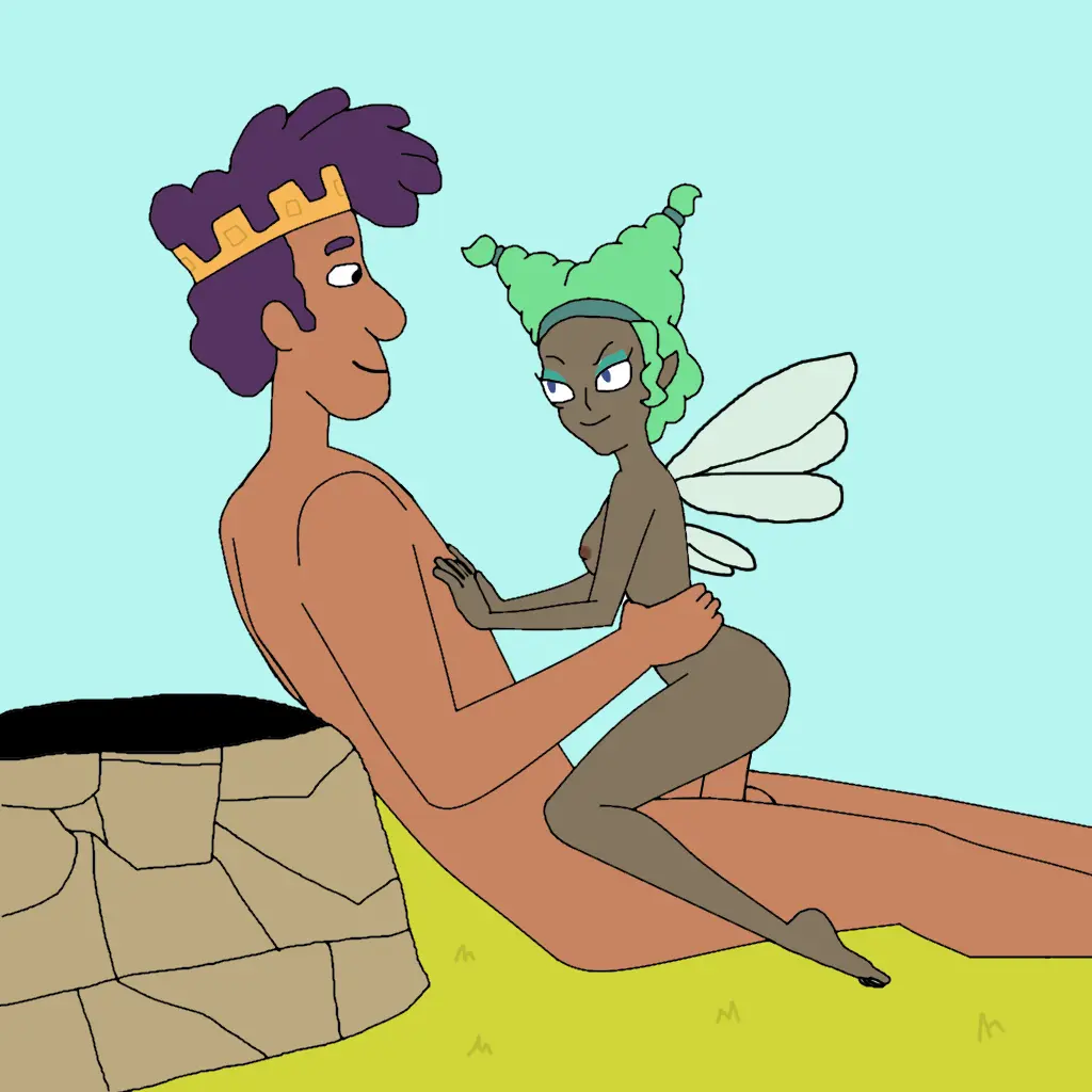 Image female,cowgirl_position,hands_on_chest,fairy,well,holding_waist,fox_corporation,bento_box_entertainment,fox_entertainment_studios,harmonious_claptrap,king_tyrannis,krapopolis,muse,tyrannis