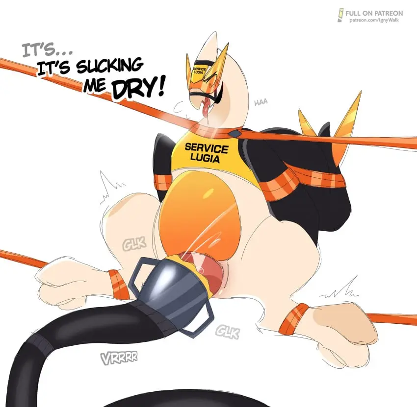 Image clothing,hi_res,solo,1boy,cum,cum_drip,male,penis,pokemon,pokemon_(species),big_penis,male_only,belly,anthro,cum_inside,tied_hair,ahe_gao,absurd_res,looking_pleasured,nintendo,genital_fluids,masturbation,collar,bodily_fluids,genitals,interspecies,bondage,dripping,avian,bird,pokémon_(species),igny,walk-w-igny,feral,zoophilia,bound,machine,petplay,pokephilia,laboratory,suit,roleplay,legendary_pokemon,lugia,arms_tied,service_slave,penis_milking_machine,orion_the_lugia,service,service_top