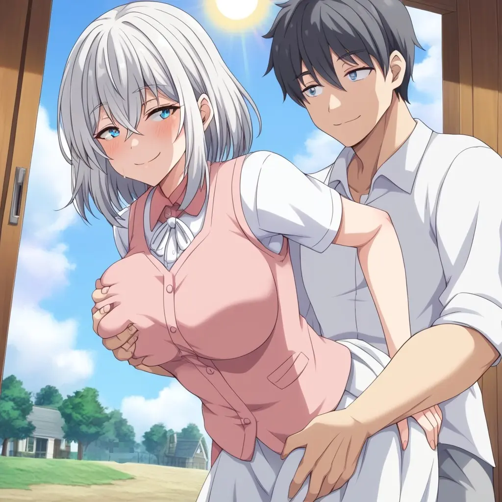 Image big_breasts,breasts,female,pussy,big_ass,doggy_style,ai_generated,nude_female,medium_hair,pov,naked_female,netorare,infidelity,pussy_focus,enormous_ass,gilf,jiisan_baasan_wakagaeru,saitou_ine,son_(artist)