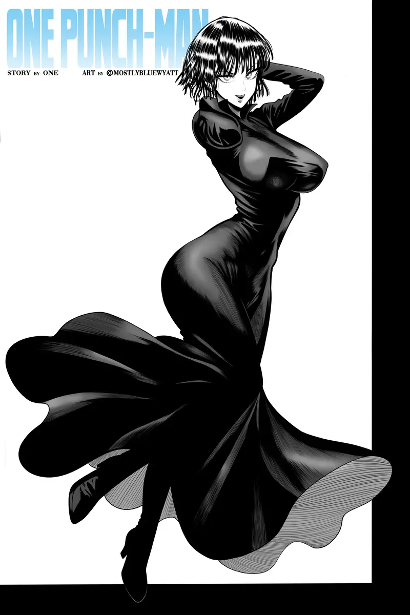 Image 1girls,big_breasts,breasts,clothed,clothing,female,female_only,hi_res,human,human_only,large_breasts,light-skinned_female,light_skin,looking_at_viewer,solo,black_hair,short_hair,female_focus,thick_thighs,hips,solo_female,2d,text,dress,accurate_art_style,pose,posing,pinup,black_and_white,heels,straight_hair,english_text,2024,younger_female,fully_clothed,boots,one-punch_man,superheroine,fubuki_(one-punch_man),heroine,human_female,heel_boots,superhero,long_dress,manga,adult_female,adult,mostlybluewyatt,esper,manga_cover